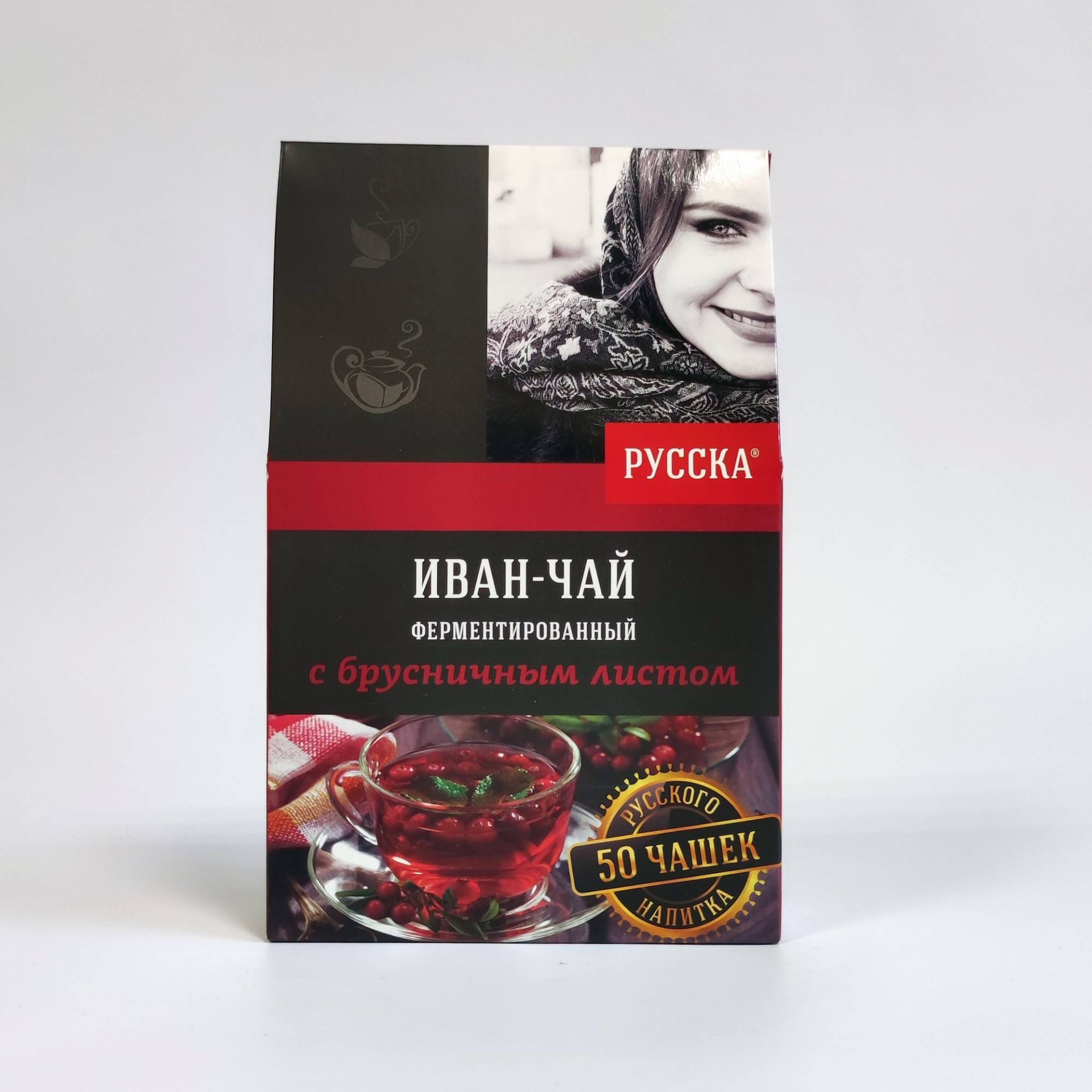 Иван чай «Русска» ферментированный c брусничным листом
